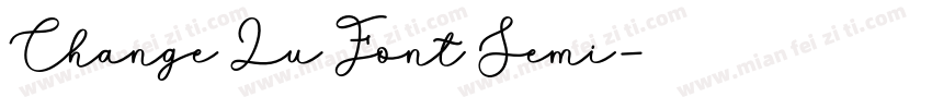 Change Lu Font Semi字体转换